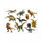Jurassic Dinosaur Wall Sticker Wallpaper Self-Adhesive Children's Room Bedroom Kindergarten Wall Decoration Sticker